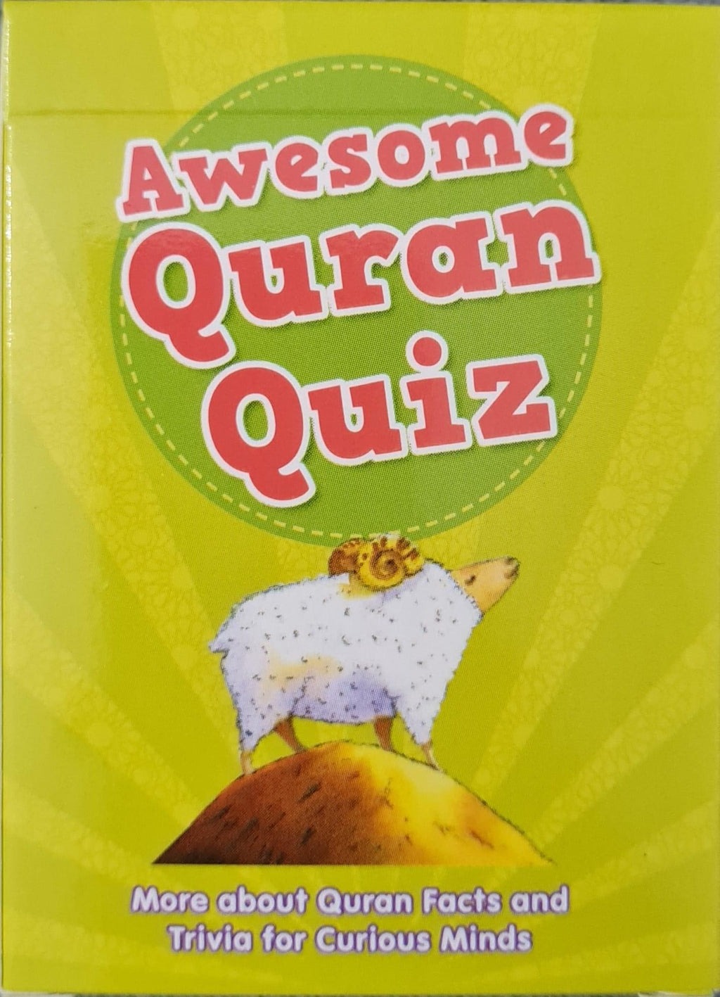 a close up photo of awesome quran quiz cards