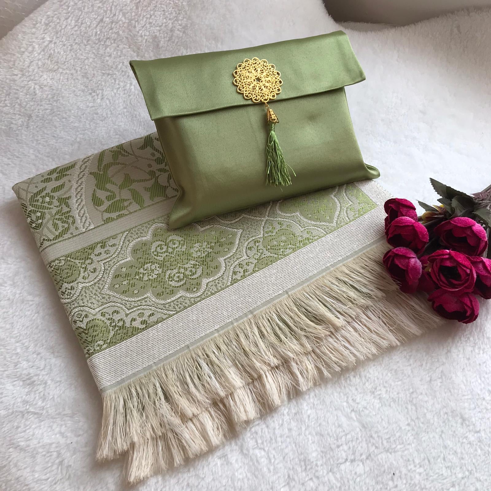 Prayer mat set - Green