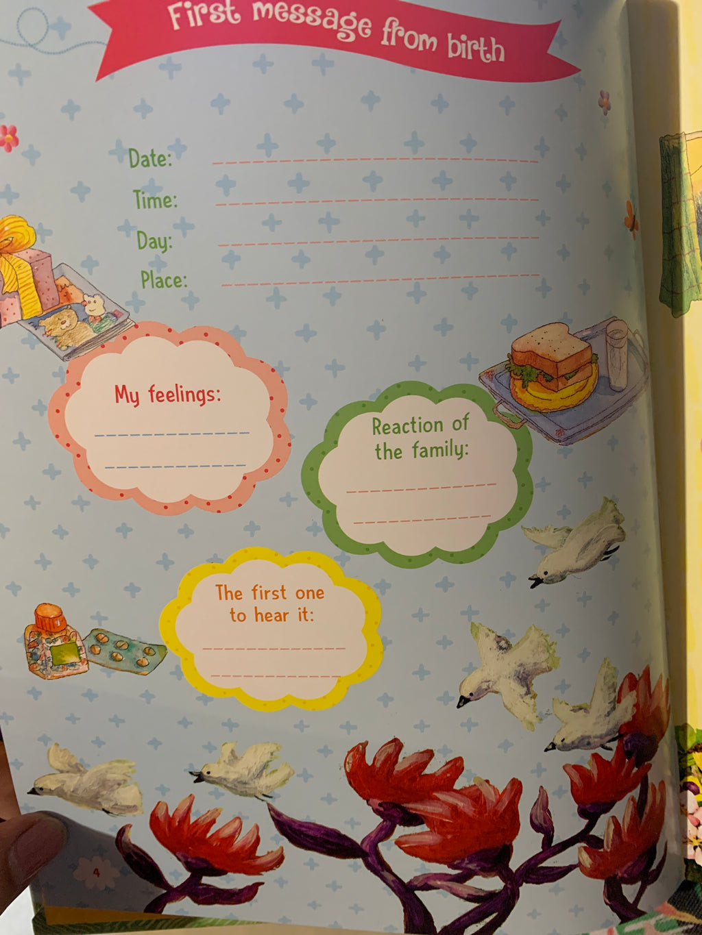 Baby Book keepsake-Blue