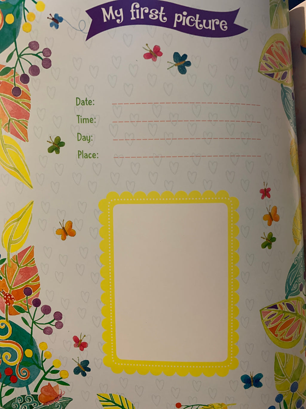 Baby Book keepsake Pink