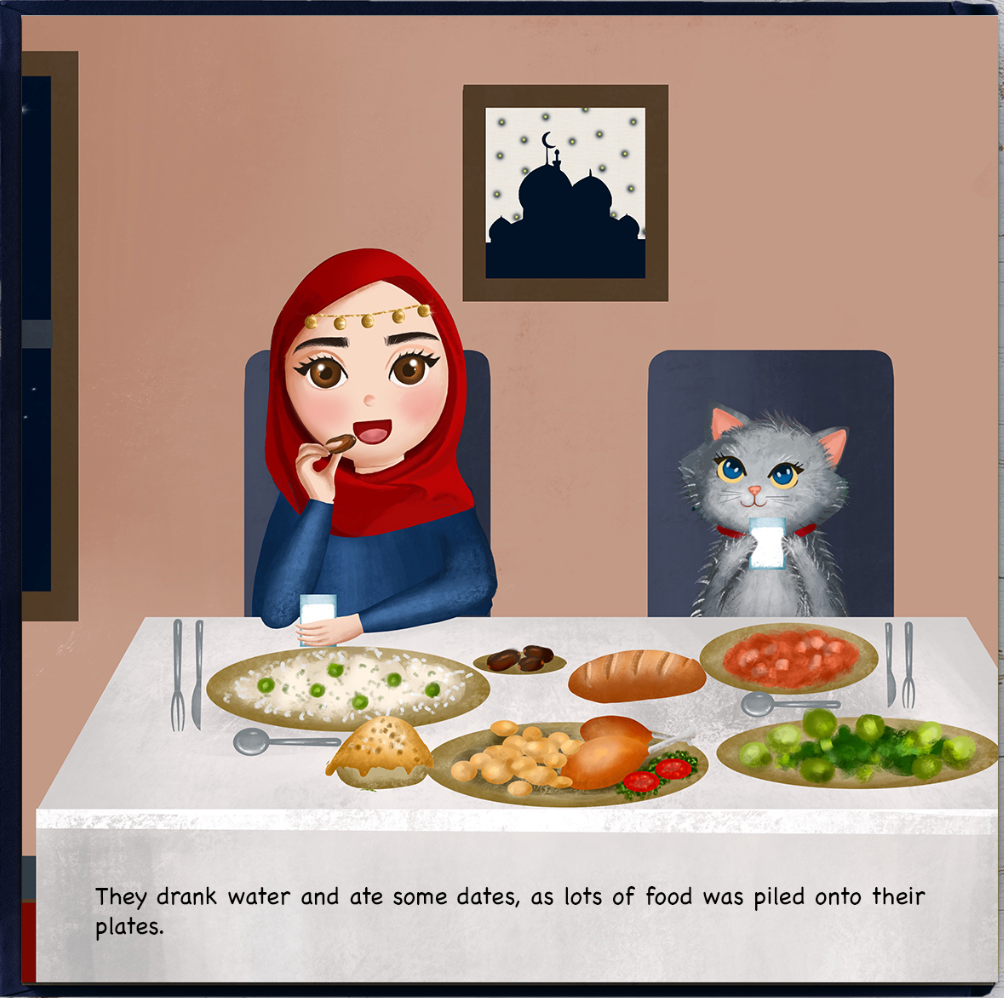 Khadijah and Cat - Ramadan is here