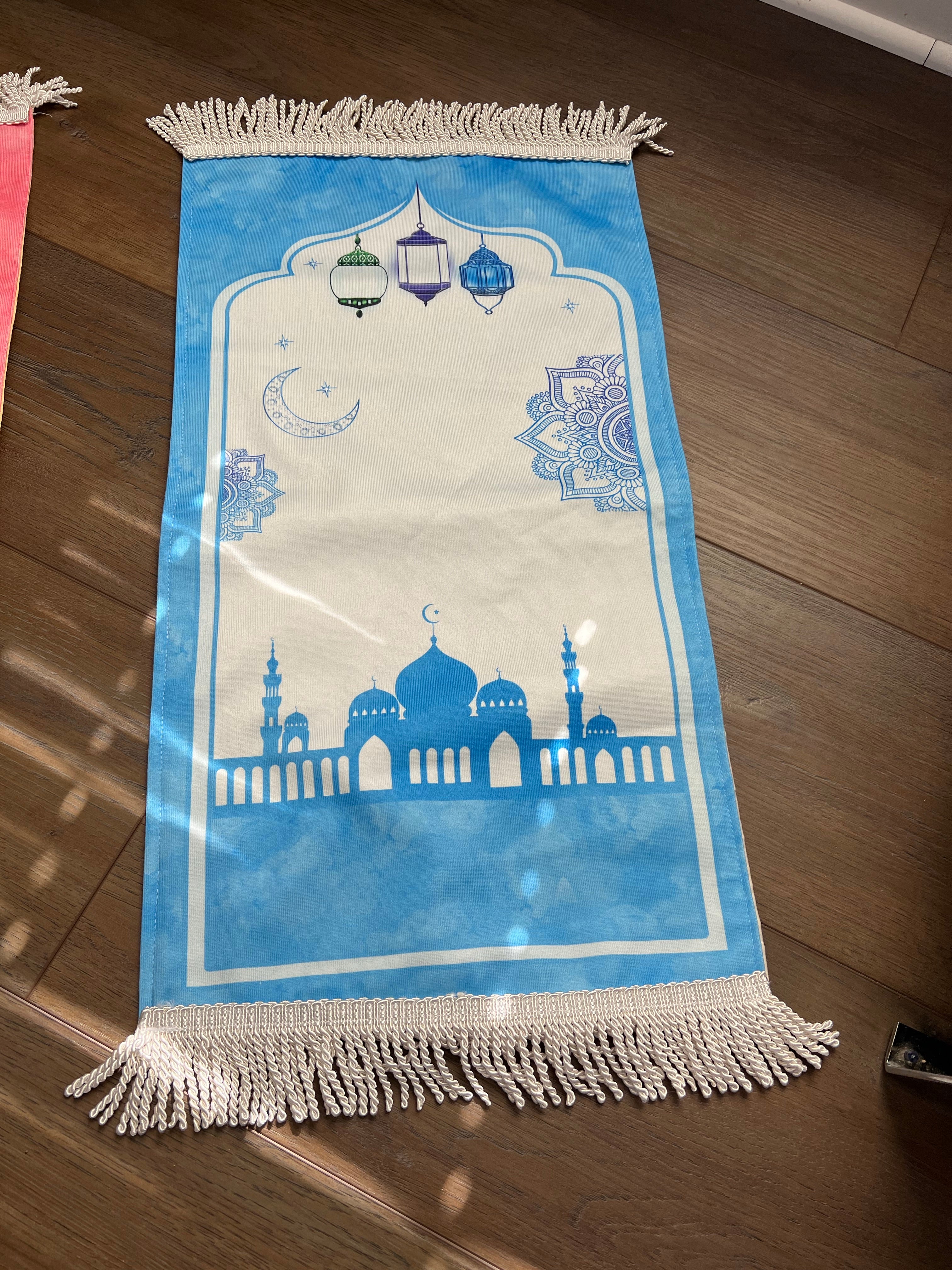 Prayer rug for kids- Blue