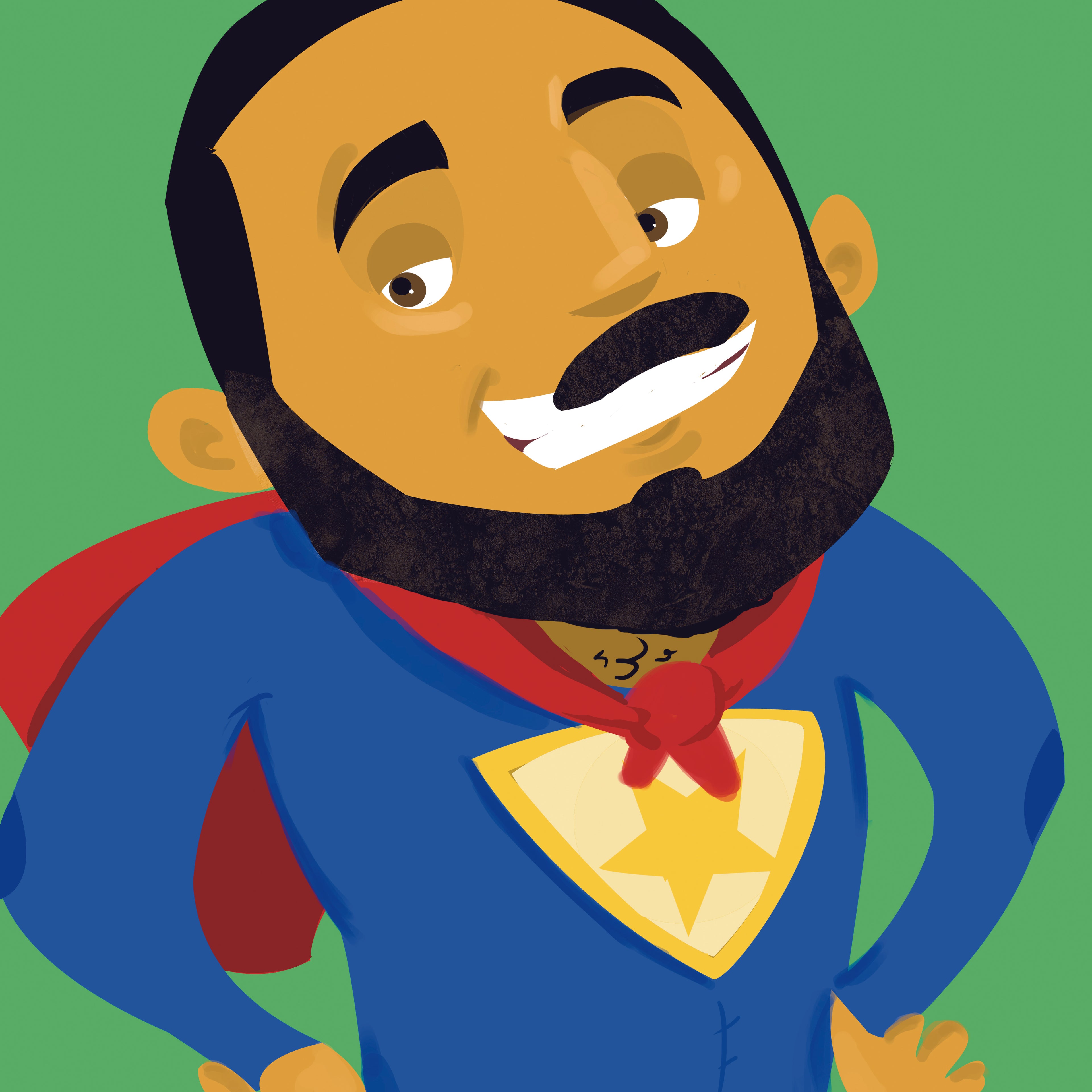 My Dad's Beard by Zanib Mian